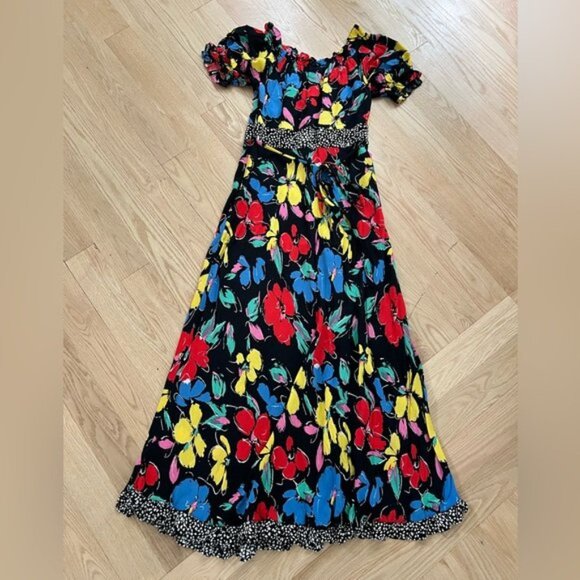 Rixo for Target Floral Long Dress 6 - Picture 6 of 9